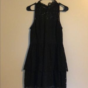 Black lace express dress